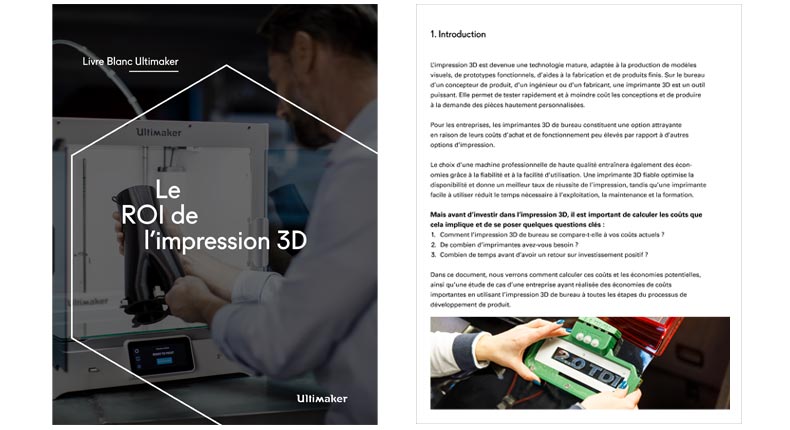 Livre Blanc ROI de l'impression 3D